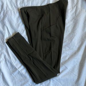 Lululemon olive green speed up tights